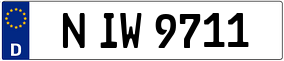 Truck License Plate